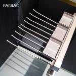 Modern Walk In Closet Furniture Custom Design With Wood Veneer Finished Doors
