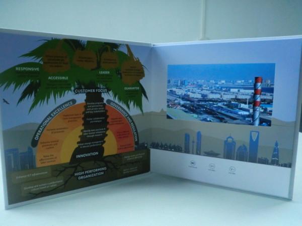 Buy cheap USB Port LCD Digital Video Booklet , Movie Character Promo Video Brochure from wholesalers