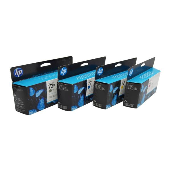 Buy cheap Original Ink Cartridge For HP 72 T770 T790 T795 T610 T620 T1100 T1120 T1200 T1300 T2300 Six Colors C9370A C9371A C9372A C9373A C9374A C9403A 130ml from wholesalers