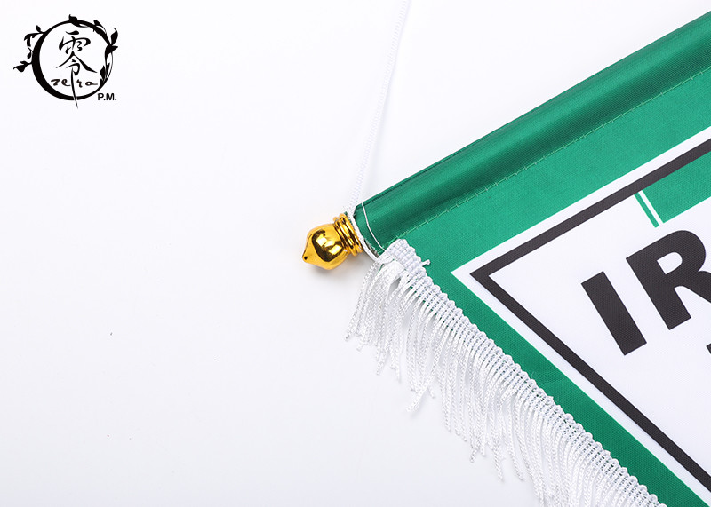 Iran Pennant Multicultural Flag Banners , Digital Printed National Country Team World Cup Flags