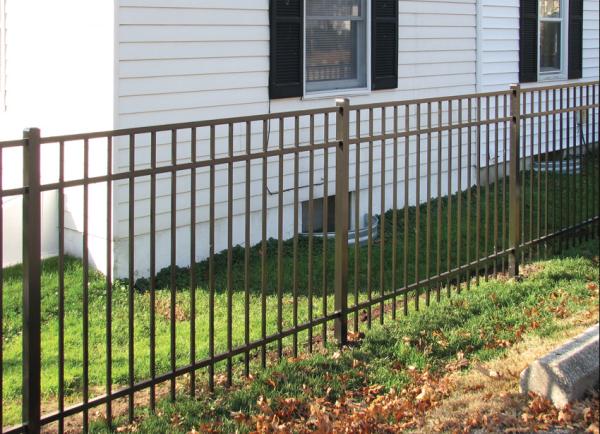 Buy cheap H7ft Residential Steel Fence Panels , Non Corrosive Steel Picket Fencing from wholesalers