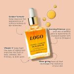 Organic Skin Revitalizer Moisturizing Face Turmeric Serum Ginger Extract Face