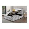 Buy cheap Full Size Crush Velvet Fabric Upholstered Bed Frame CE Certification from wholesalers