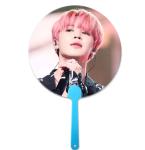 0.6mm PET Plastic Korea Celebrity 3d Handfan 3d Lenticular Handfan With Idol