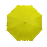 Womens Ruffle On Hem Polyester 190T Straight Umbrella