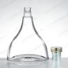 Buy cheap Whiskey Glass Bottle with Rubber Stopper Sealing Type and Customized Bottle Color from wholesalers