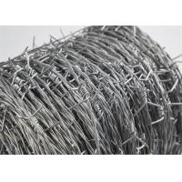 Buy cheap Low Carbon Galvanised Barbed Wire Easy Install For Highway Protection product