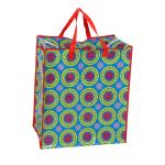 Reusable Shopping Laminated Pp Woven Bag Bag Flower Design Gravure Printing