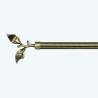 Buy cheap branch leaves curtain finial Customized curtain rod accessories single bracket from wholesalers