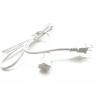 Buy cheap Hot sale 2pin white 10A extension power cable 0.5m-10m copper power extension cord from wholesalers