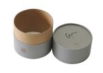 OEM Embossing Paper Tube Packaging For Cosmetic / Skincare / Candle Packaging