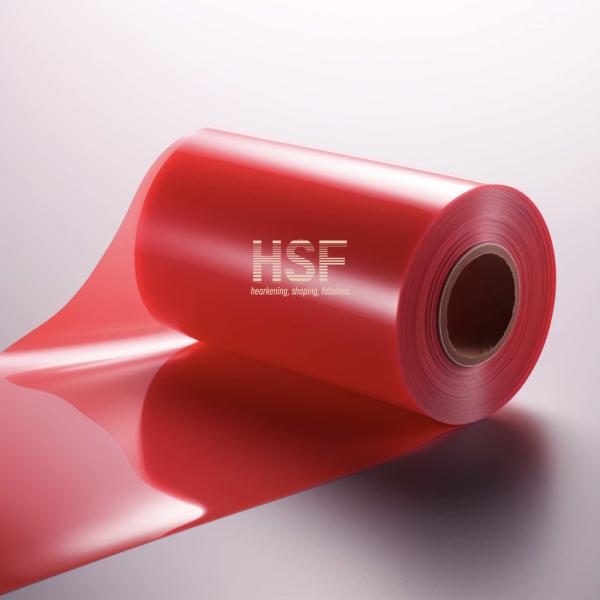 Buy cheap RoHS Translucent Red Release Coating Polyester Film 50um from wholesalers