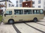 29 seats used Toyota diesel coaster bus left hand drive engine 6 cylinder japan