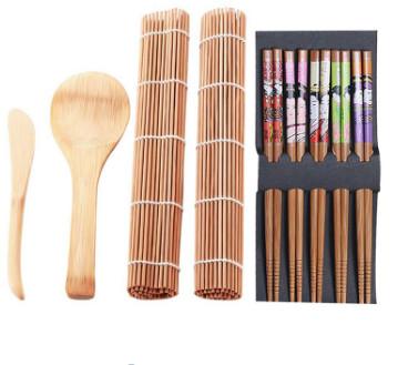 Buy cheap Homemade Bamboo Sushi Roll Kit for Family Office Party 4Pcs/set from wholesalers