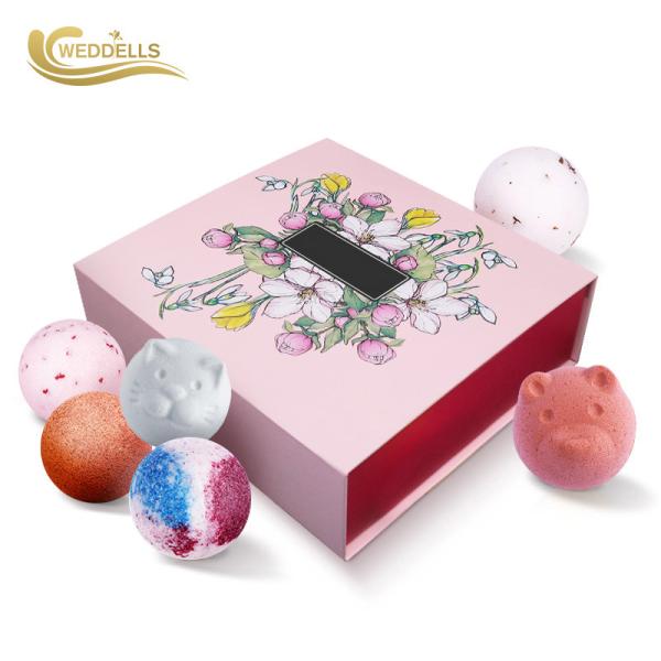 Buy cheap 3.5 OZ Essential Oil Bath Bomb Gift Sets With Sea Salt from wholesalers