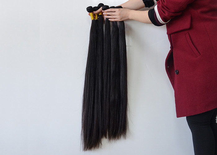 Natural Black Brazilian Grade 7A Virgin Hair Milk Straight Shedding Free