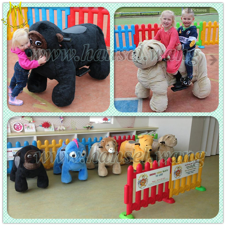 Hansel high quality coin operated animal rides for children