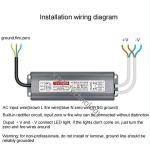 8.3A IP67 Waterproof LED Driver 12V 100W 220V Lighting Strips Wall Light
