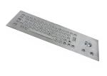 IP65 Waterproof Stainless Steel Keyboard With Mouse Trackball