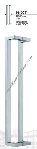 Buy cheap Stainless steel door handle HL6031, dia38 X 25 X 1200 from wholesalers