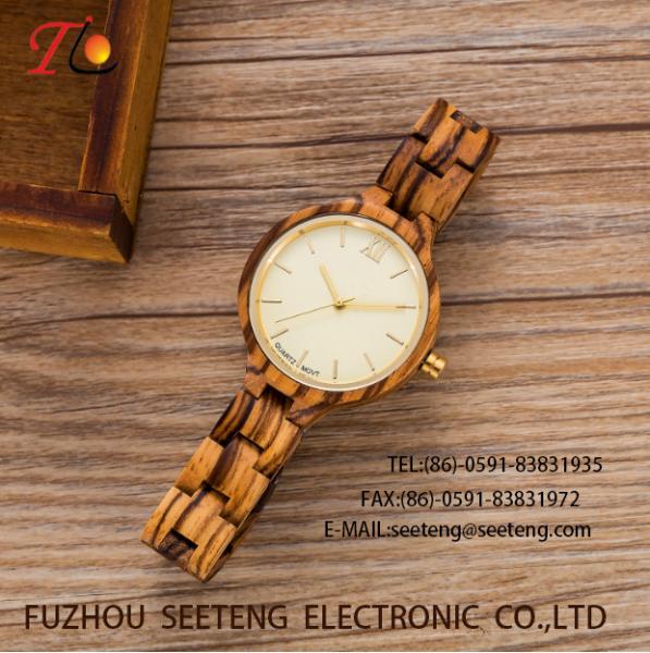 Buy cheap wholesale Pu watch wooden watches alloy case quartz watch fashion watch concise styleDelicate / elegant wooden strap from wholesalers