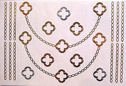Buy cheap Jewelry temporary tattoo, decorative arrow metallic foil tattoo from wholesalers