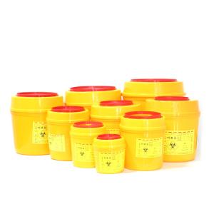 Buy cheap Medical waste needle Swing lid storage box disposable sharps box biochemical box for hospital from wholesalers