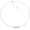 Buy cheap Gold Plated Letter Pendant Necklace LOVE 925 Sterling Silver Initial Necklace from wholesalers
