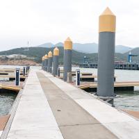 Buy cheap Waterfront Marine Aluminum Gangways / Marine Floating Bridge EPS Foam product