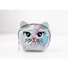 Buy cheap Durable Portable Women ' S Cosmetic Bag Silver Cat Shaped For Summer from wholesalers