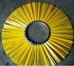 CE Steel Ring Street Sweeper Power Broom Flat Poly Brushes