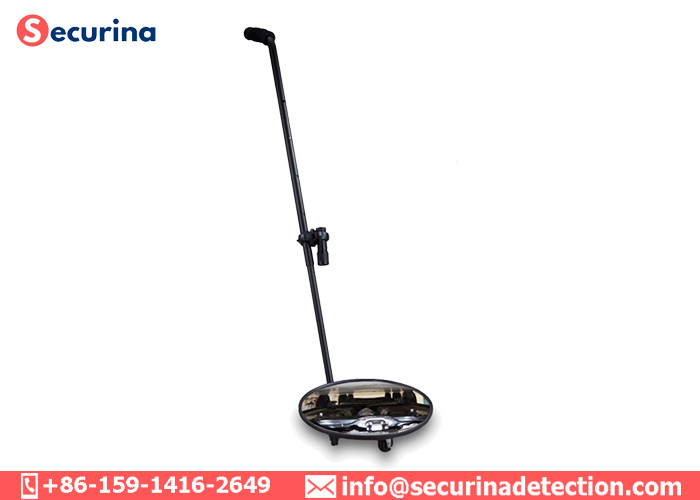 Lightweight 30cm Telescoping Inspection Mirror 110 - 142cm Handle Length