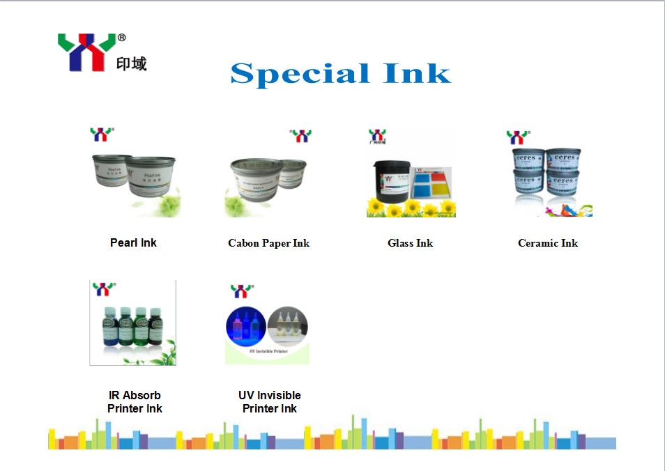 Uv Invisible Offset Printing Ink 1kg Can MSDS Security Paper Green Red