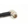 Buy cheap Gold Plated 75ohm F Male to Male Right Angle RF Cable Assemblies RG59 from wholesalers