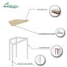 Buy cheap Customized Size Uplift Standing Desk with 4 Memory Presets and Assemble Video Assistance from wholesalers