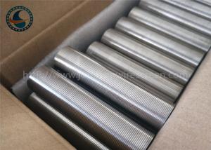 Wholesale Anti Corrosion Wedge Wire Screen Pipe , Stainless Steel Wedge Wire Mesh Tube from china suppliers