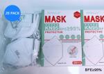 Pure White KN95 Particulate PM 2.5 Respirator Face Mask Skin Friendly