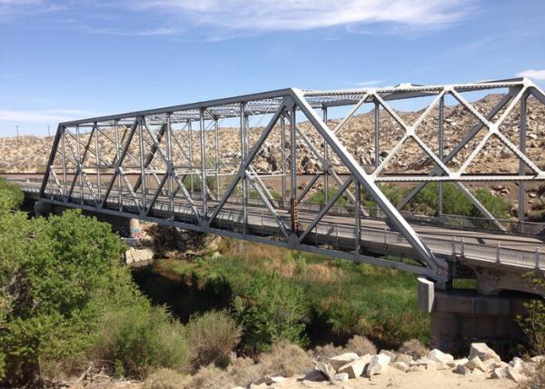Buy cheap Long Span Galvanized Surface Treatment Steel Truss Bridge Modern Structural Outlooking from wholesalers