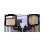 Black Car Exterior Accessories Adjustable Rotation Outside Auxiliary Blind Spot