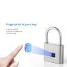 Buy cheap OEM ODM Biometric Smart Fingerprint Padlock Outdoor For Bag /D Luggage from wholesalers
