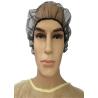 Buy cheap Black Nylon Mesh Disposable Head Cap Invisible Net Breathable Soft 10 - 18 GSM from wholesalers