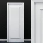 Customization Flush PVC Painting WPC Door Formaldehyde Free Waterproof