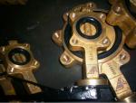 Aluminum - Bronze Wafer Butterfly Valve , Triple Offset Butterfly Valve For
