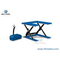 Buy cheap Low Profile Electric Scissor Lift Table 300kg 500kg 800kg Minimum Height 85mm product