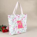 High Strength Pink Promotional Gift Bags With Strong Hardness Long Rope
