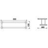 Buy cheap Lavatory Bathroom Restroom Towel Rack 304 Stainless Steel Hand Towel Holder from wholesalers