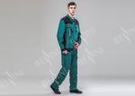 Comfortable Heavy Duty Work Suit Jacket Pants Suit Black And Gray Contrast