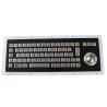 Buy cheap 71 Keys IP67 Industrial Keyboard With Trackball Black Metal Panel Mount Stainless Steel from wholesalers