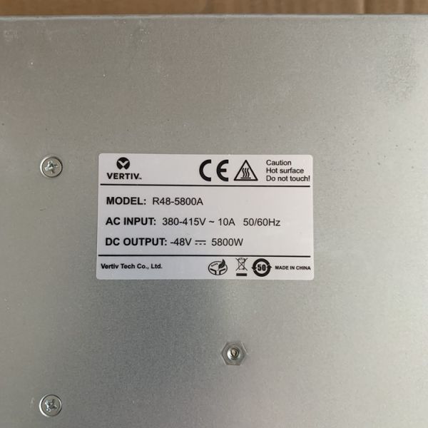 Vertiv R48-5800A New And Original 48v Emerson Rectifier Module Emerson Rectifier R48-5800a R48-5800e
