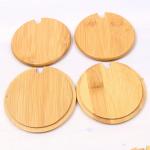 Food Storage Jar With Bamboo Lid For Candy, Cookie, Rice, Sugar, Flour, Pasta,
